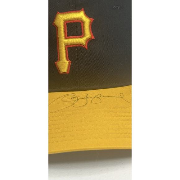 Vintage Pittsburgh Pirates Hat Genuine Merchandise Signed Manager Jim Leyland - Picture 2 of 7